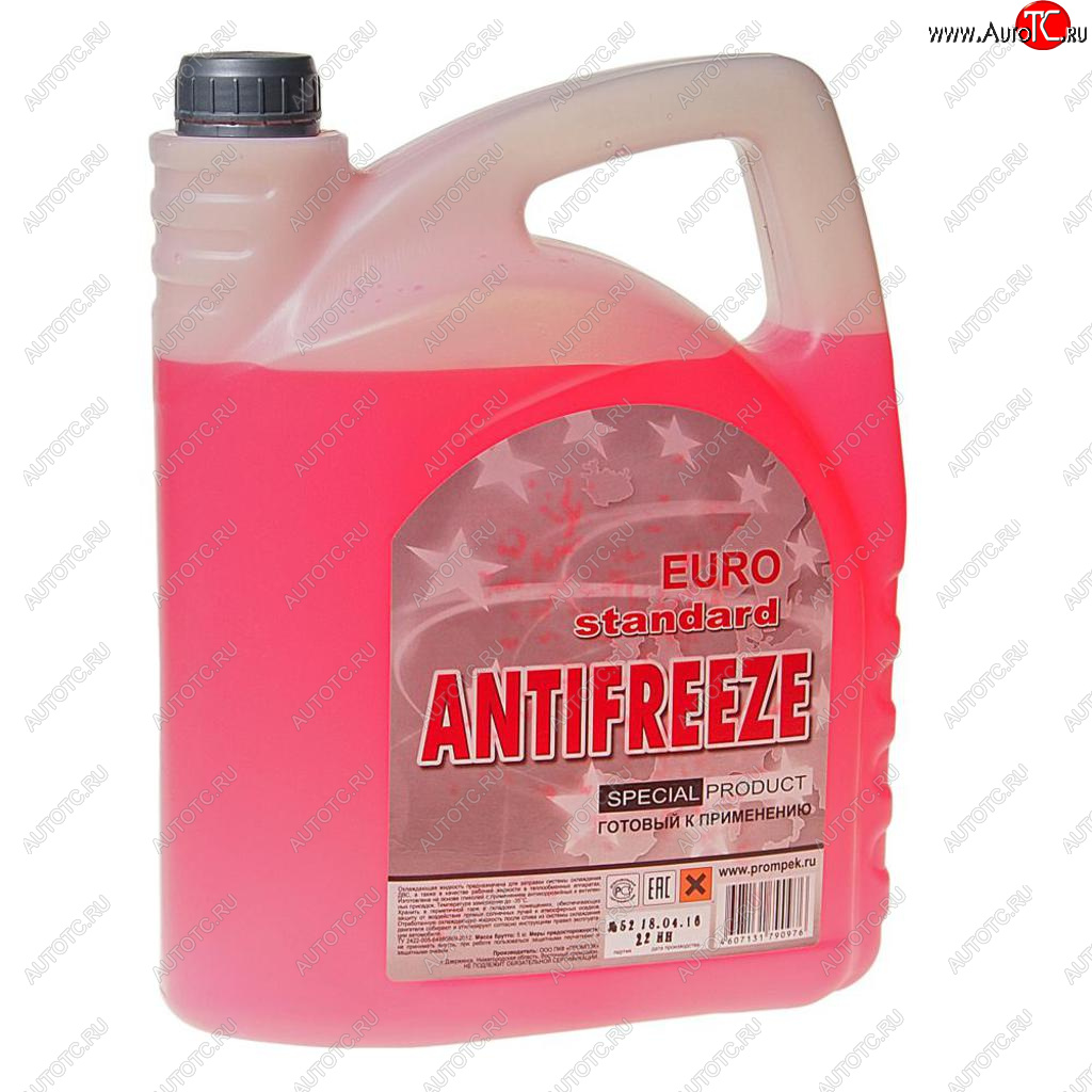899 р. Антифриз красный -35C 5л EURO STANDARD EURO STANDARD eurored5  с доставкой в г. Керчь