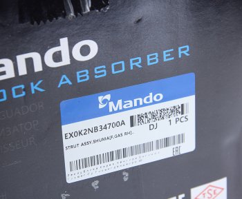7 299 р. Амортизатор KIA Spectra передний правый газовый MANDO MANDO ex0k2nb34700a  с доставкой в г. Керчь. Увеличить фотографию 6
