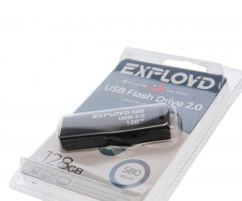 949 р. Карта памяти USB 128GB EXPLOYD EXPLOYD ex-128gb-580-black  с доставкой в г. Керчь. Увеличить фотографию 2
