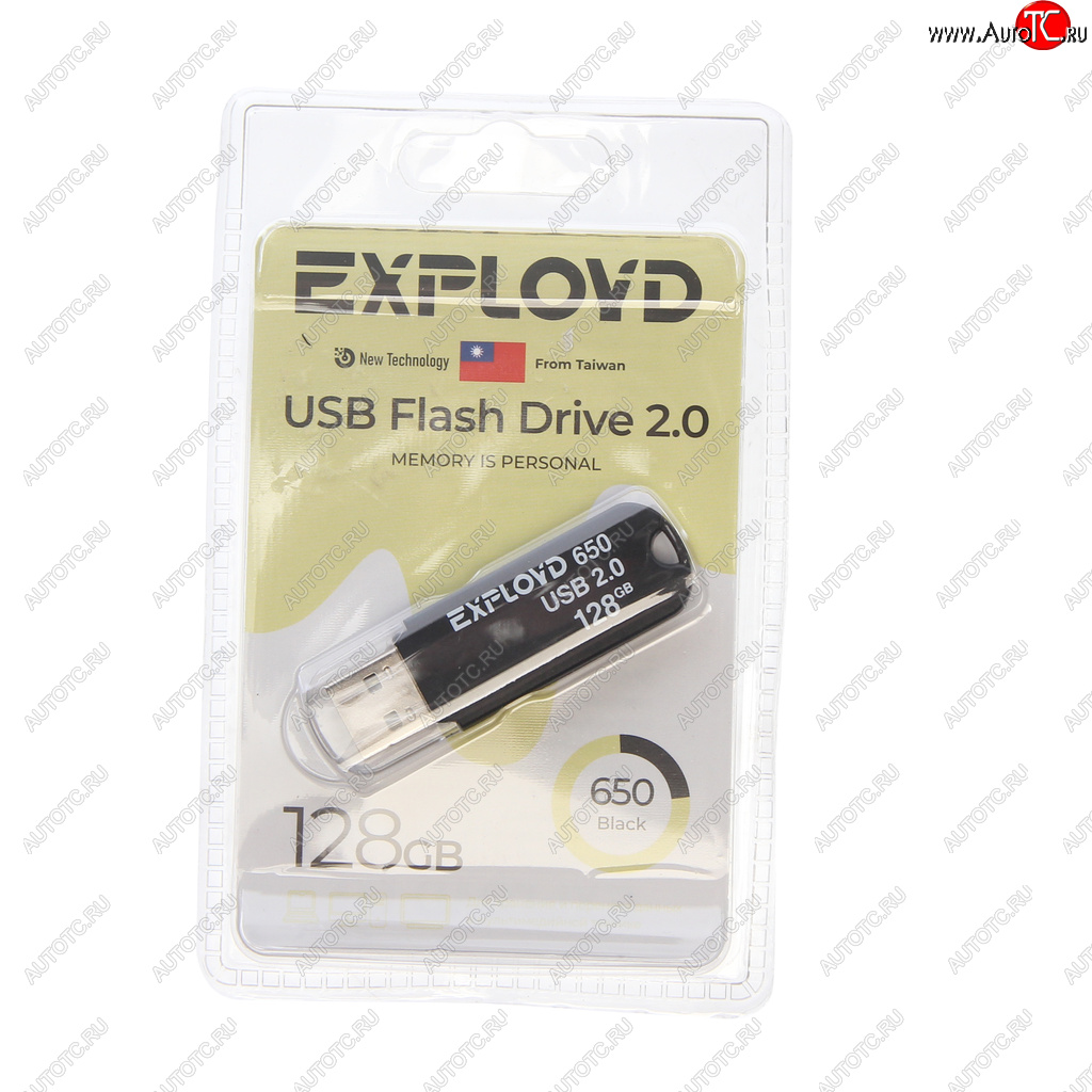 899 р. Карта памяти USB 128GB EXPLOYD EXPLOYD ex-128gb-650-black  с доставкой в г. Керчь