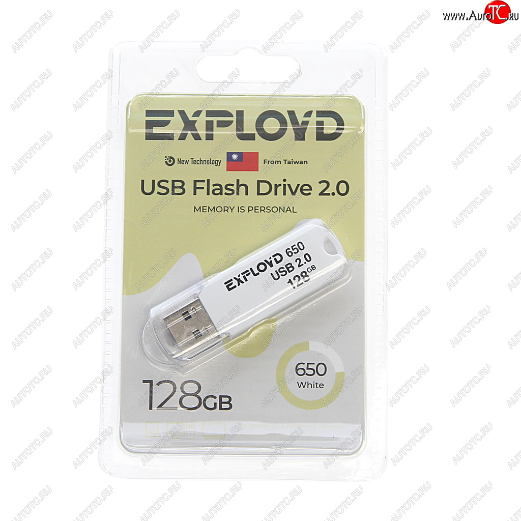 899 р. Карта памяти USB 128GB EXPLOYD EXPLOYD ex-128gb-650-white  с доставкой в г. Керчь