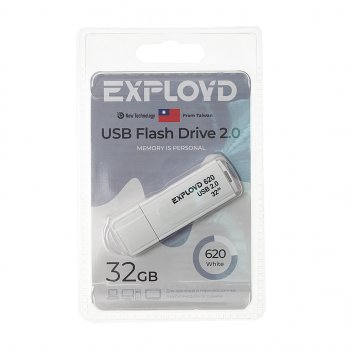 Карта памяти USB 32GB EXPLOYD EXPLOYD ex-32gb-620-white