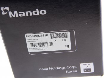 15 799 р. Стартер KIA Rio (10-) (1.4/1.6) MANDO MANDO ex3610026810 MANDO ex3610026810  с доставкой в г. Керчь. Увеличить фотографию 5