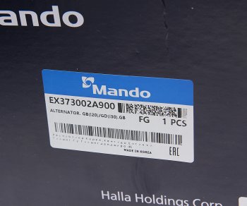 30 599 р. Генератор HYUNDAI i40 (15-),Elantra (16-) (1.6 TCI) KIA Rio (14-) (1.41.6 TCI) MANDO MANDO ex373002a900  с доставкой в г. Керчь. Увеличить фотографию 6