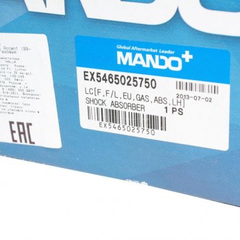5 999 р. Амортизатор HYUNDAI Accent (99-) передний левый газовый MANDO MANDO ex5465025750  с доставкой в г. Керчь. Увеличить фотографию 3