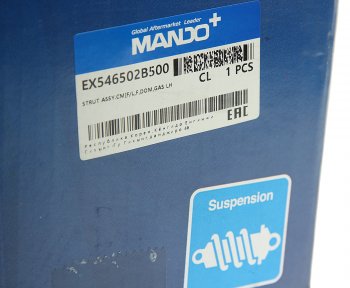 10 599 р. Амортизатор HYUNDAI Santa Fe (09-) передний левый газовый MANDO MANDO ex546502b500  с доставкой в г. Керчь. Увеличить фотографию 5