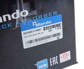 6 999 р. Амортизатор KIA Ceed (06-) передний левый газовый MANDO MANDO ex546511h001  с доставкой в г. Керчь. Увеличить фотографию 6