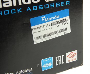 8 999 р. Амортизатор HYUNDAI Sonata (10-) KIA Optima (10-) передний левый газовый MANDO MANDO ex546512t020 MANDO ex546512t020  с доставкой в г. Керчь. Увеличить фотографию 6