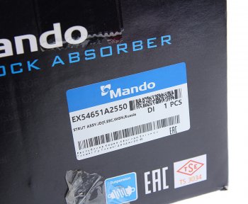 8 699 р. Амортизатор KIA Ceed (12-) передний левый MANDO MANDO ex54651a2550  с доставкой в г. Керчь. Увеличить фотографию 6