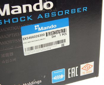 4 799 р. Амортизатор HYUNDAI Santa Fe (00-) передний правый газовый MANDO MANDO ex5466026300 MANDO ex5466026300  с доставкой в г. Керчь. Увеличить фотографию 6