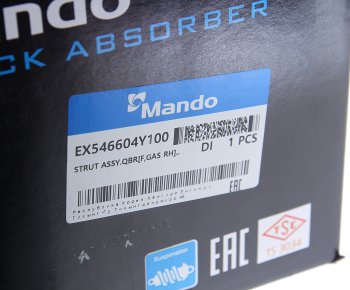 4 899 р. Амортизатор KIA Rio (12-) передний правый газовый MANDO MANDO ex546604y100 MANDO ex546604y100  с доставкой в г. Керчь. Увеличить фотографию 5