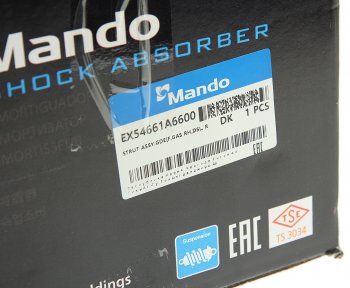 6 549 р. Амортизатор HYUNDAI i30 (08-) передний правый MANDO MANDO ex54661a6600  с доставкой в г. Керчь. Увеличить фотографию 6
