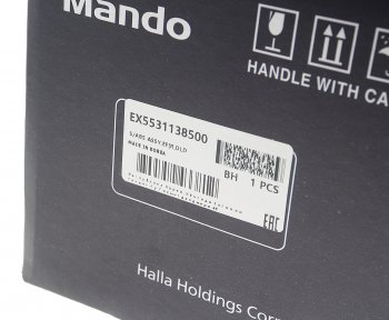 2 659 р. Амортизатор HYUNDAI Sonata EF (98-) задний левыйправый газовый (чашка вверху) MANDO MANDO ex5531138500  с доставкой в г. Керчь. Увеличить фотографию 4