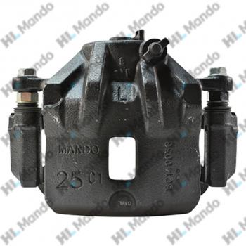 6 499 р. Суппорт HYUNDAI Santa Fe (00-) (2WD) передний левый (с колодками) MANDO MANDO ex5811026000 MANDO ex5811026000  с доставкой в г. Керчь. Увеличить фотографию 1