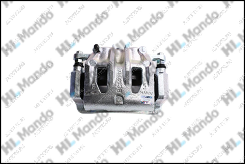 16 999 р. Суппорт HYUNDAI Santa Fe (12-) передний левый (с колодками) MANDO MANDO ex581102w700  с доставкой в г. Керчь