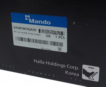 9 599 р. Суппорт KIA Optima (11-) передний правый MANDO MANDO ex581903qa50 MANDO ex581903qa50  с доставкой в г. Керчь. Увеличить фотографию 7