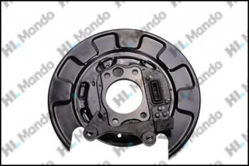 3 299 р. Кожух HYUNDAI Tucson (04-) KIA Sportage (04-) (2WD) диска тормозного заднего правого MANDO MANDO ex582522e000  с доставкой в г. Керчь. Увеличить фотографию 1