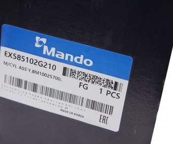5 349 р. Цилиндр тормозной главный KIA Magentis (05-) (ESP) MANDO MANDO ex585102g210 MANDO ex585102g210  с доставкой в г. Керчь. Увеличить фотографию 5