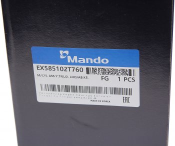 2 689 р. Цилиндр тормозной главный KIA Optima (12-) (АБС) MANDO MANDO ex585102t760 MANDO ex585102t760  с доставкой в г. Керчь. Увеличить фотографию 6