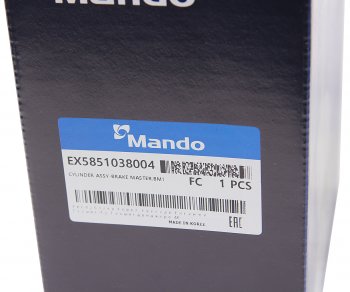 5 799 р. Цилиндр тормозной главный HYUNDAI Sonata 4,5 KIA Magentis (без АБС) MANDO MANDO ex5851038004 MANDO ex5851038004  с доставкой в г. Керчь. Увеличить фотографию 5