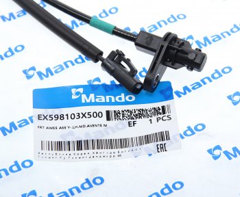 1 499 р. Датчик АБС HYUNDAI Elantra (11-) колеса переднего левого MANDO MANDO ex598103x500 MANDO ex598103x500  с доставкой в г. Керчь. Увеличить фотографию 2