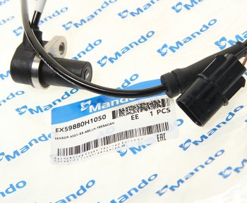 2 299 р. Датчик АБС HYUNDAI Terracan (01-) колеса заднего левого MANDO MANDO ex59880h1050 MANDO ex59880h1050  с доставкой в г. Керчь. Увеличить фотографию 2