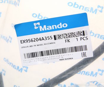 3 399 р. Датчик АБС HYUNDAI Starex H-1 (05-) (2WD) колеса переднего правого MANDO MANDO ex956204a355 MANDO ex956204a355  с доставкой в г. Керчь. Увеличить фотографию 2