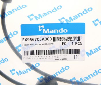 3 069 р. Датчик АБС HYUNDAI Trajet колеса переднего левого MANDO MANDO ex956703a000 MANDO ex956703a000  с доставкой в г. Керчь. Увеличить фотографию 2