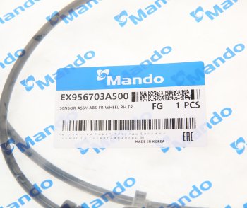 1 739 р. Датчик АБС HYUNDAI Trajet колеса переднего правого MANDO MANDO ex956703a500 MANDO ex956703a500  с доставкой в г. Керчь. Увеличить фотографию 3