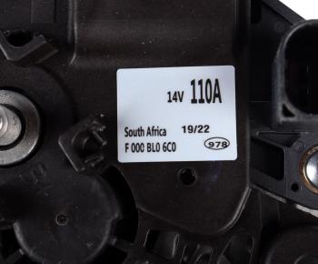 28 799 р. Генератор VW Polo (10-) (1.6) SKODA Rapid (12-) (1.6) BOSCH BOSCH f000bl06c0 BOSCH f000bl06c0  с доставкой в г. Керчь. Увеличить фотографию 5