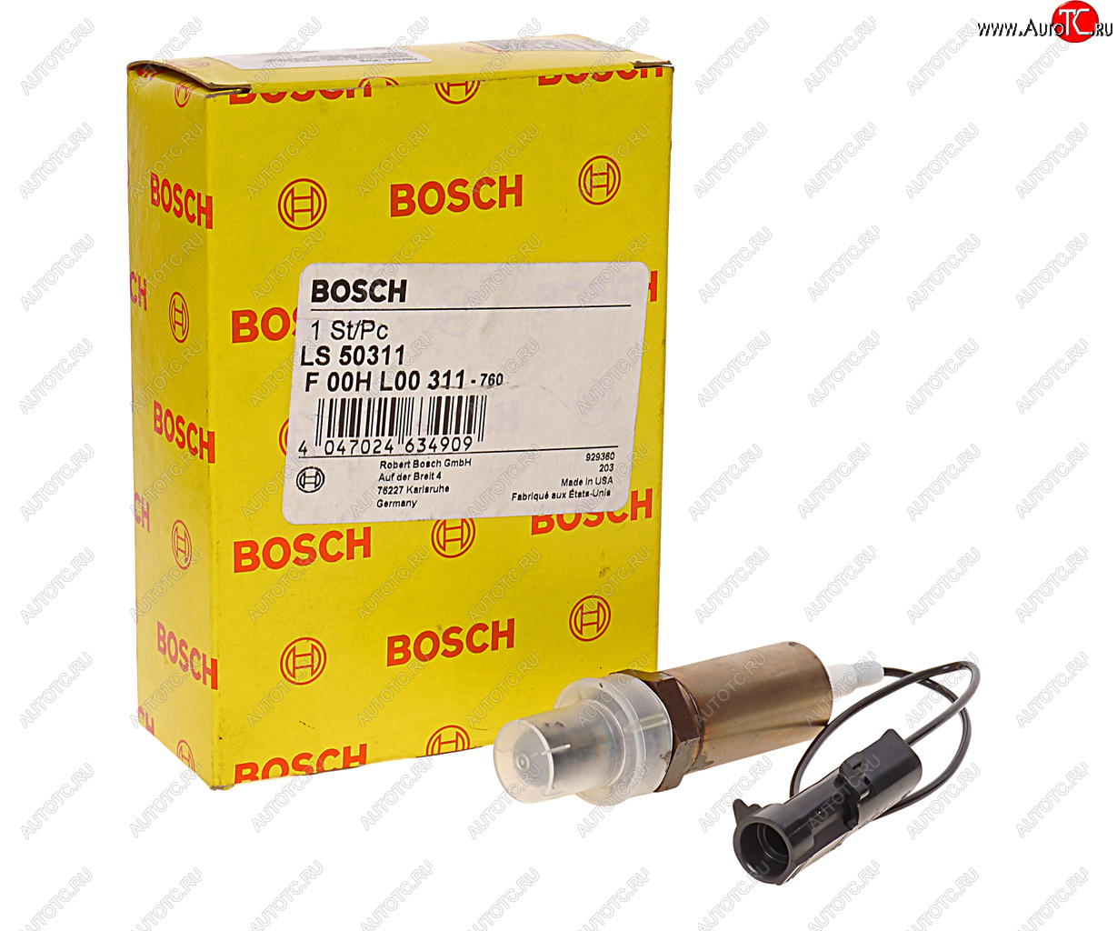 2 699 р. Датчик кислорода OPEL Vectra A-B,Astra F-G,Corsa A-B (1.22.0) DAEWOO (замена для 0258002014) BOSCH BOSCH f00hl00311  с доставкой в г. Керчь