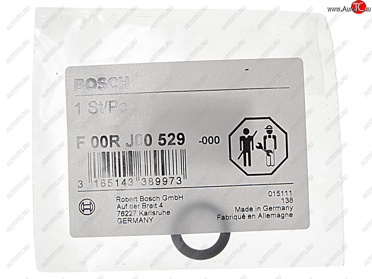 254 р. Кольцо MAN форсунки уплотнительное 11.5х3 BOSCH BOSCH f00rj00529  с доставкой в г. Керчь
