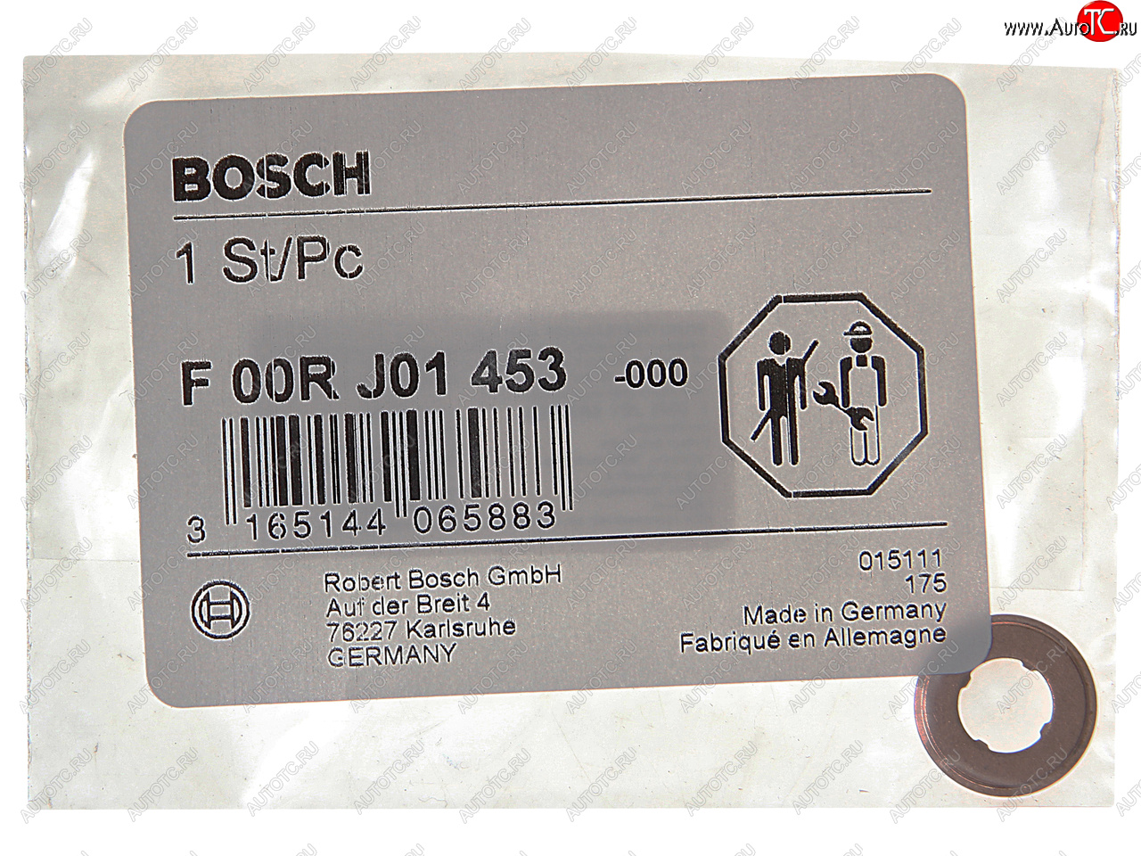 136 р. Кольцо уплотнительное VOLVO FE240 (06-) форсунки топливной BOSCH BOSCH f00rj01453  с доставкой в г. Керчь
