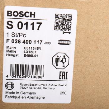 8 199 р. Фильтр воздушный VOLVO 7FM,9FMX,10FM,12FM BOSCH BOSCH f026400117  с доставкой в г. Керчь. Увеличить фотографию 5