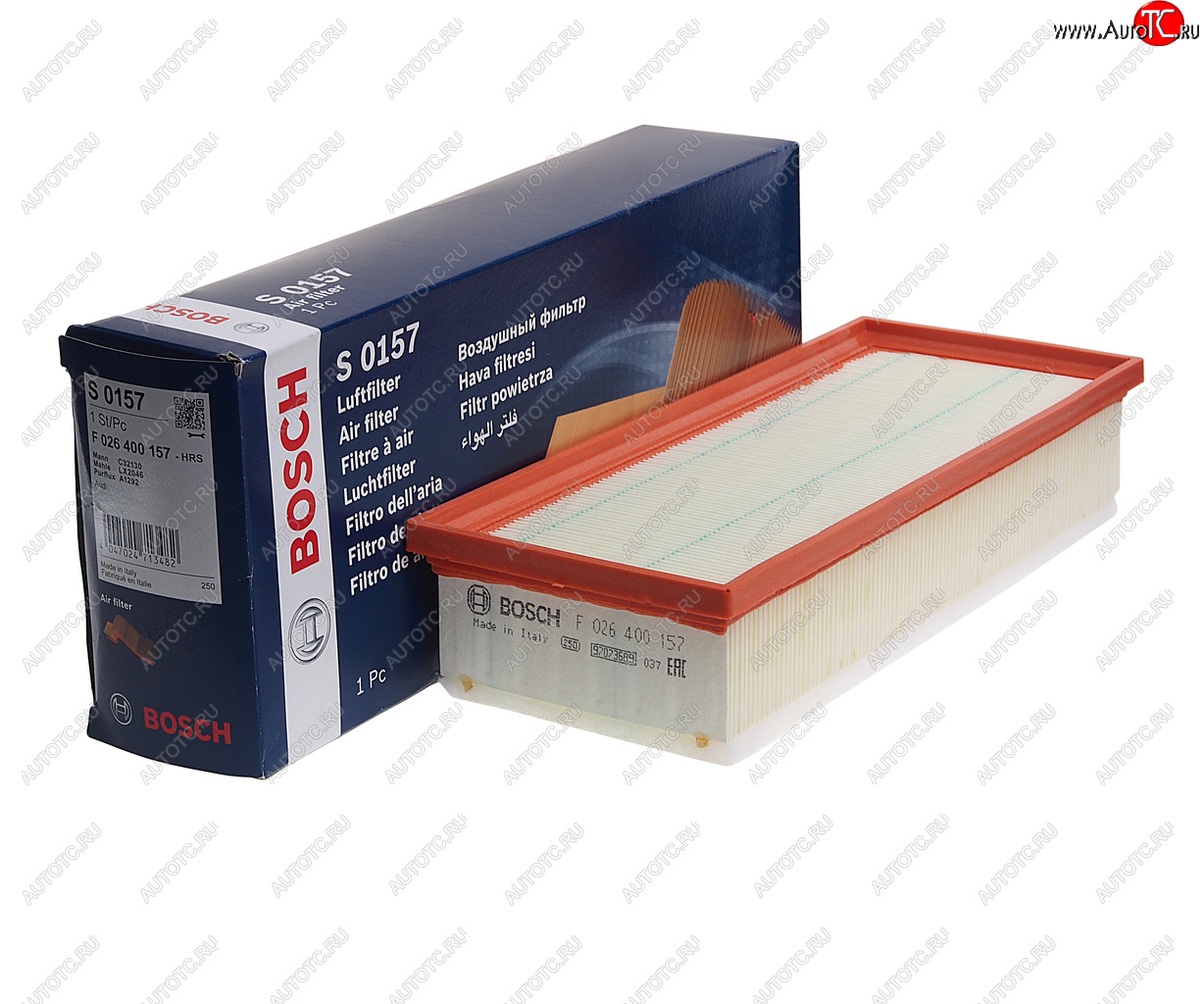 1 189 р. Фильтр воздушный AUDI A4,A5,Q5 (07-) BOSCH BOSCH f026400157 BOSCH f026400157  с доставкой в г. Керчь