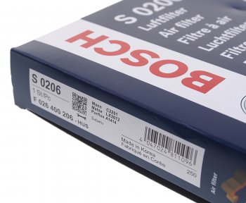 1 469 р. Фильтр воздушный SUBARU Forester (07-),Legacy (03-09) BOSCH BOSCH f026400206  с доставкой в г. Керчь. Увеличить фотографию 2