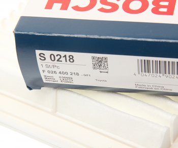 1 099 р. Фильтр воздушный TOYOTA Camry (2.43.0) BOSCH BOSCH f026400218  с доставкой в г. Керчь. Увеличить фотографию 2