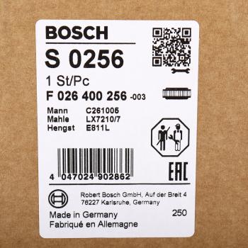 4 949 р. Фильтр воздушный MAN TGL,TGM BOSCH BOSCH f026400256  с доставкой в г. Керчь. Увеличить фотографию 4