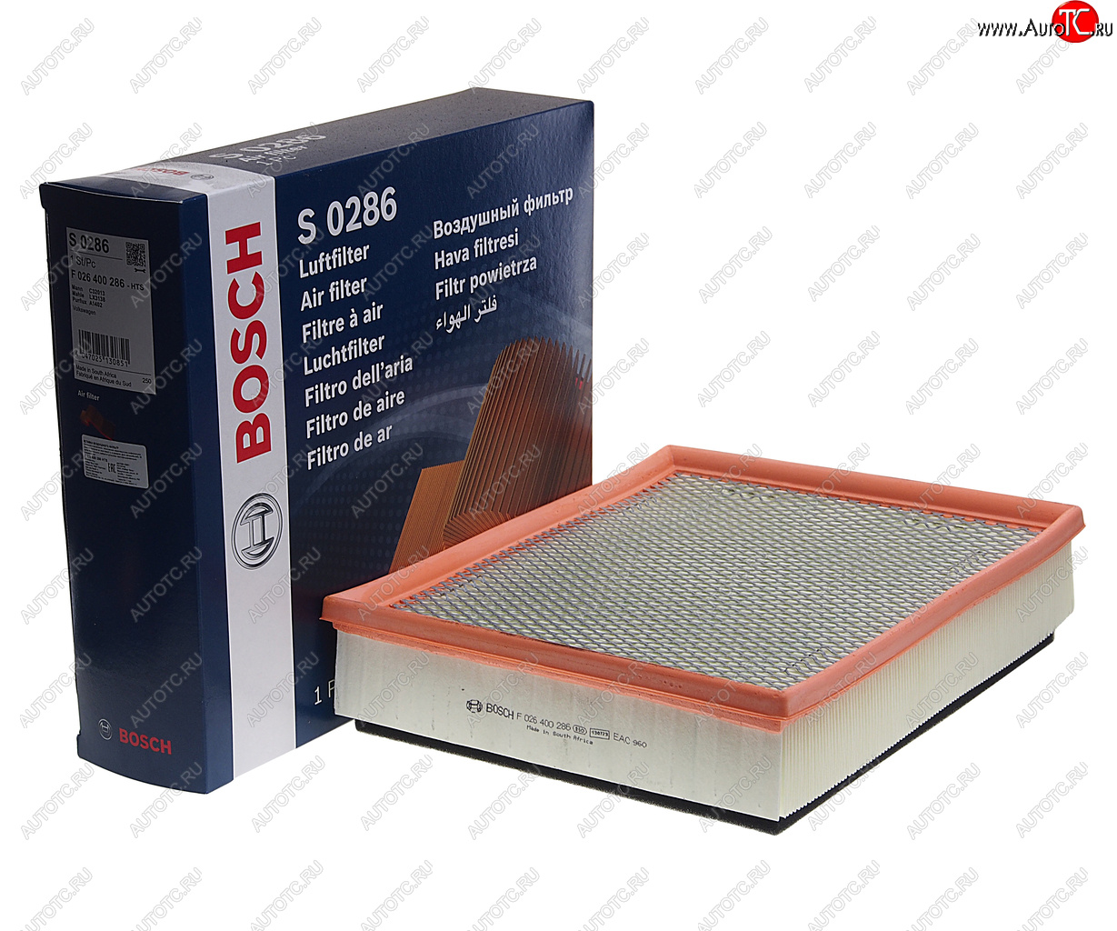 1 499 р. Фильтр воздушный VW Amarok (10-) (2.0 D) BOSCH BOSCH f026400286 BOSCH f026400286  с доставкой в г. Керчь