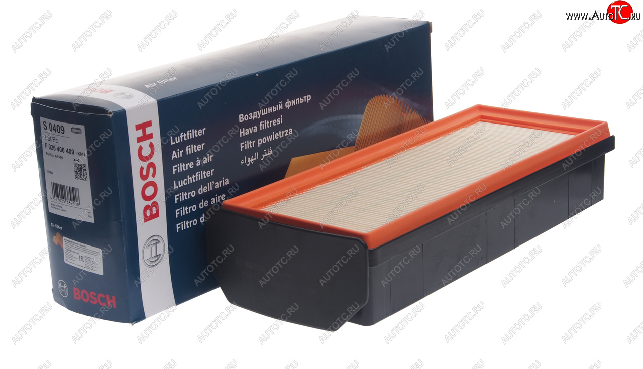 3 589 р. Фильтр воздушный BMW 3 (F30),5 (F10),X3 (F25),X5 (F15) (3.0) BOSCH BOSCH f026400409  с доставкой в г. Керчь