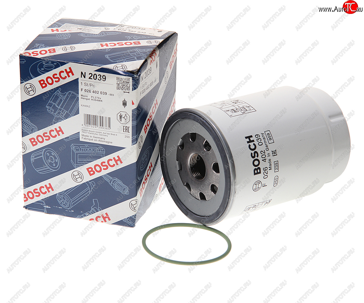 2 299 р. Фильтр топливный DAF XF (для PreLine PL 270) BOSCH BOSCH f026402039  с доставкой в г. Керчь