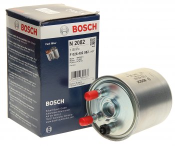 2 499 р. Фильтр топливный RENAULT Laguna 3 (09-) (2.0 D),Kangoo 2 (1.5 D) BOSCH BOSCH f026402082 BOSCH f026402082  с доставкой в г. Керчь. Увеличить фотографию 1