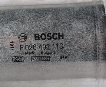 3 199 р. Фильтр топливный LAND ROVER Discovery 3,Range Rover BOSCH BOSCH f026402113 BOSCH f026402113  с доставкой в г. Керчь. Увеличить фотографию 3