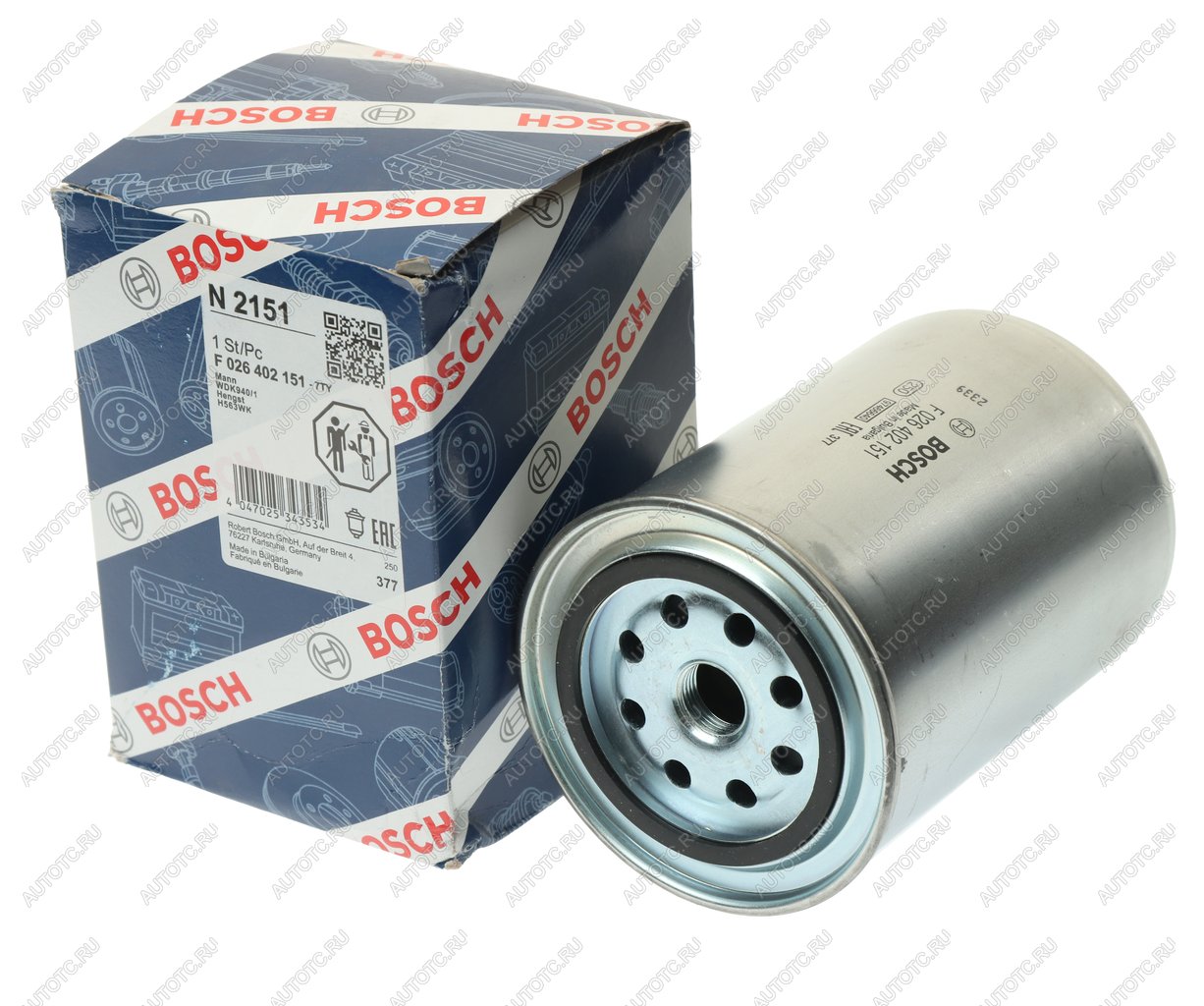 2 059 р. Фильтр топливный ЯМЗ-536 тонкой очистки ЕВРО-4 BOSCH BOSCH f026402151  с доставкой в г. Керчь