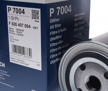 1 069 р. Фильтр масляный VW Passat AUDI A4 (99-05) SKODA Superb (02-08) BOSCH BOSCH f026407004  с доставкой в г. Керчь. Увеличить фотографию 2
