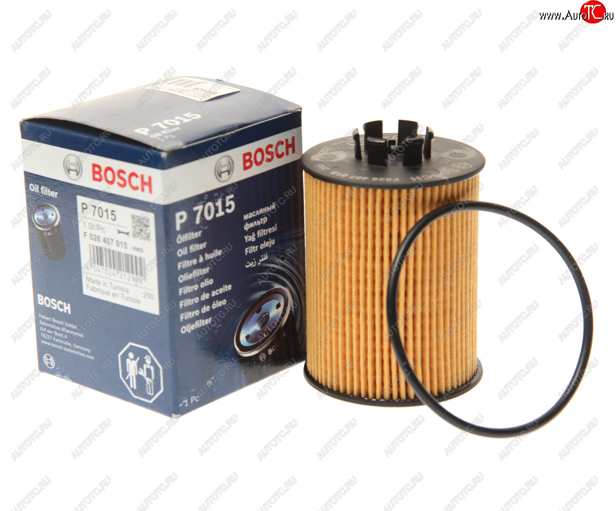 449 р. Фильтр масляный OPEL Agila A (00-08),Corsa D (06-) BOSCH BOSCH f026407015  с доставкой в г. Керчь