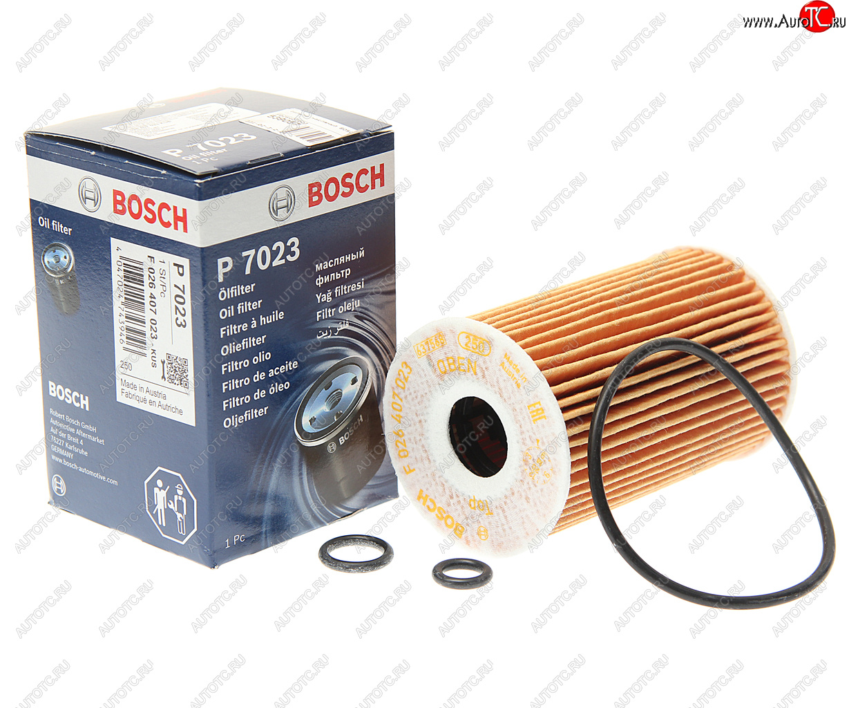 399 р. Фильтр масляный VW Golf 5,Tiguan,Passat AUDI A3 BOSCH BOSCH f026407023 BOSCH f026407023  с доставкой в г. Керчь