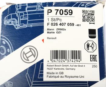 2 569 р. Фильтр масляный RENAULT Magnum,Premium центрифуга (втулки 14мм,16мм) BOSCH BOSCH f026407059  с доставкой в г. Керчь. Увеличить фотографию 5