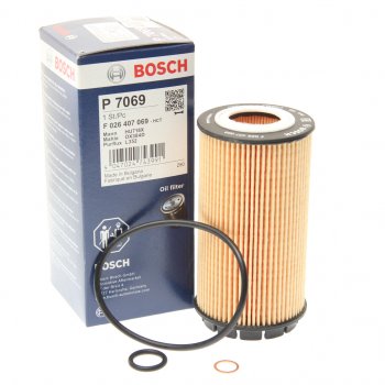 629 р. Фильтр масляный HYUNDAI Trajet (00-),Santa Fe (00-) BOSCH BOSCH f026407069  с доставкой в г. Керчь. Увеличить фотографию 1