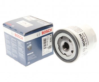 499 р. Фильтр масляный FORD Focus,Fiesta,Mondeo (1.21.41.6) D76ммхH76ммx1bar BOSCH BOSCH f026407078  с доставкой в г. Керчь. Увеличить фотографию 1